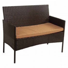 Set Tavolo con 2 Sedie Alexandra House Living Marrone 4 Pezzi