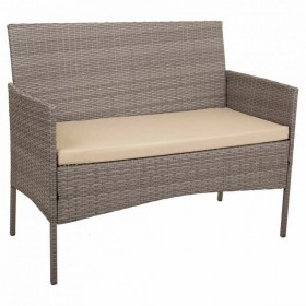 Set Tavolo con 2 Sedie Alexandra House Living Grigio 4 Pezzi