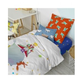 Set di copripiumino HappyFriday Le Petit Prince Multicolore Singolo 2 Pezzi