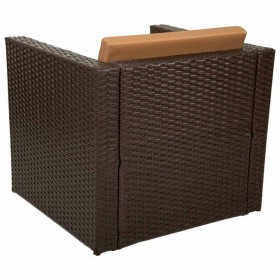 Set di mobili Alexandra House Living Marrone 4 Pezzi