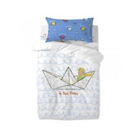 Set di copripiumino HappyFriday Le Petit Prince Navire Multicolore Culla Neonato 2 Pezzi