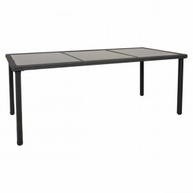Set di mobili Alexandra House Living Nero 9 Pezzi