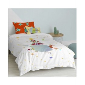 Set di copripiumino HappyFriday Le Petit Prince Multicolore Singolo 2 Pezzi