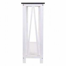 Ingresso Alexandra House Living Bianco Legno di paulownia Legno MDF 30 x 80 x 80 cm