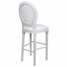 Sgabello Alexandra House Living Bianco Poliuretano 46 x 116 x 52 cm