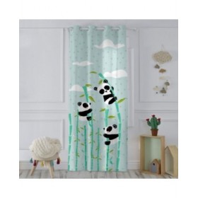 Tenda HappyFriday Moshi Moshi Panda Garden Azzurro 140 x 265 cm