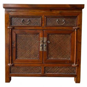 Credenza Alexandra House Living Marrone Legno Legno di olmo 40 x 80 x 80 cm