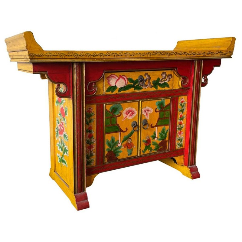 Credenza Alexandra House Living Giallo Legno Legno di olmo 35 x 64 x 100 cm