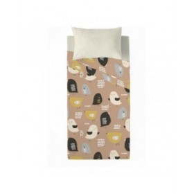 Set di Lenzuola Popcorn Baby Chick Singolo 160 x 270 cm