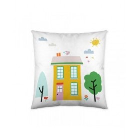 Fodera per cuscino Lemon Ribbon Traffic (50 x 50 cm)
