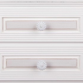 Comodino Alexandra House Living Bianco 28 x 69 x 38 cm