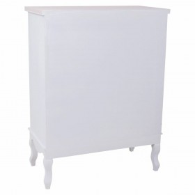 Cassettiera Alexandra House Living Bianco Legno MDF 40 x 105 x 80 cm