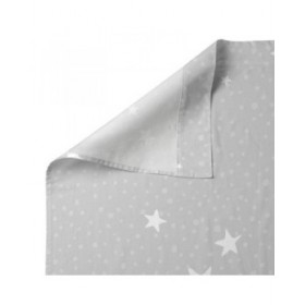 Set di Lenzuola HappyFriday Basic Kids Little star Grigio Singolo 2 Pezzi