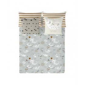 Copripiumino Panzup Cats Osimano (260 x 220 cm)