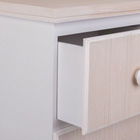 Cassettiera Alexandra House Living Bianco Legno MDF 26 x 80 x 31 cm