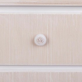 Cassettiera Alexandra House Living Bianco Legno MDF 26 x 80 x 31 cm
