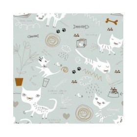 Copripiumino Panzup Cats Osimano (260 x 220 cm)