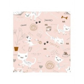 Set di Lenzuola Panzup Gatos 4 Osimano 260 x 270 cm