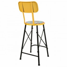 Sgabello Alexandra House Living Giallo Ferro 40 x 100 x 46 cm