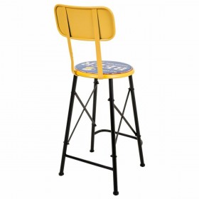 Sgabello Alexandra House Living Giallo Ferro 40 x 100 x 46 cm