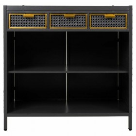 Credenza Alexandra House Living Grigio Ferro Legno di abete 40 x 79 x 80 cm