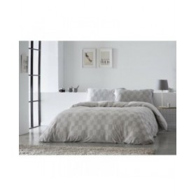 Copripiumino Naturals ELBA Grigio chiaro Ala francese (220 x 220 cm)