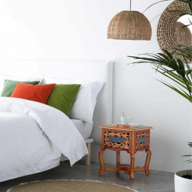Comodino Alexandra House Living 38 x 44 x 38 cm