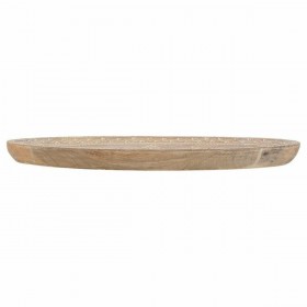 Centrotavola Alexandra House Living Bianco Naturale Legno di mango 19 x 3 x 38 cm