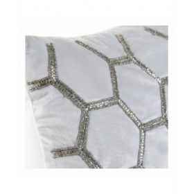 Cuscino DKD Home Decor Velluto Geometrico (45 x 45 cm)