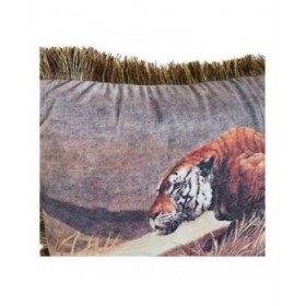 Cuscino DKD Home Decor 8424001718016 Animale Poliestere Alluminio Coloniale (2 Unità)