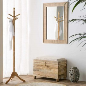 Panca Alexandra House Living Bianco Naturale Legno di mango Legno MDF 40 x 47 x 72 cm
