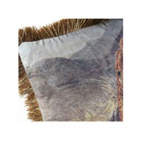 Cuscino DKD Home Decor 8424001718016 Animale Poliestere Alluminio Coloniale (2 Unità)