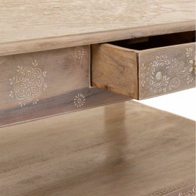 Tavolino da Caffè Alexandra House Living Bianco Naturale Legno di mango Legno MDF 60 x 40 x 86 cm