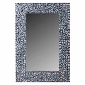 Specchio da parete Alexandra House Living Grigio Crema Legno MDF 91 x 3 x 60 cm