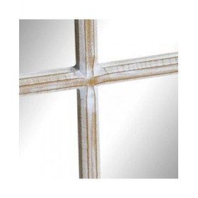 Specchio da parete DKD Home Decor Bianco Decapaggio 90 x 2 x 90 cm 90 x 2,5 x 90 cm (90 Pezzi)
