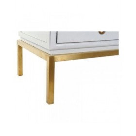 Armadio DKD Home Decor Bianco Dorato Metallo Pioppo 120 x 50 x 175 cm