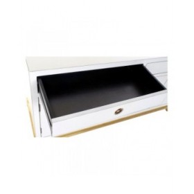 Credenza DKD Home Decor Kamakura Bianco Dorato Metallo Pioppo 150 x 50 x 80 cm (150 x 50 x 80 cm)