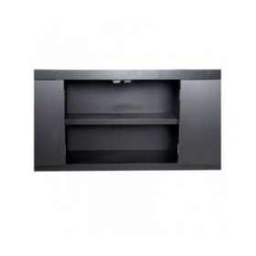 Mobile TV DKD Home Decor Nero Multicolore Legno Abete Legno MDF 130 x 24 x 51 cm