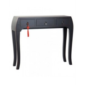 Ingresso con 3 Cassetti DKD Home Decor Nero 96 x 26 x 80 cm