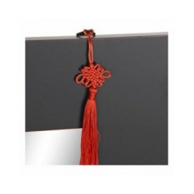 Specchio da parete DKD Home Decor Nero Rosso Orientale 70 x 2 x 90 cm