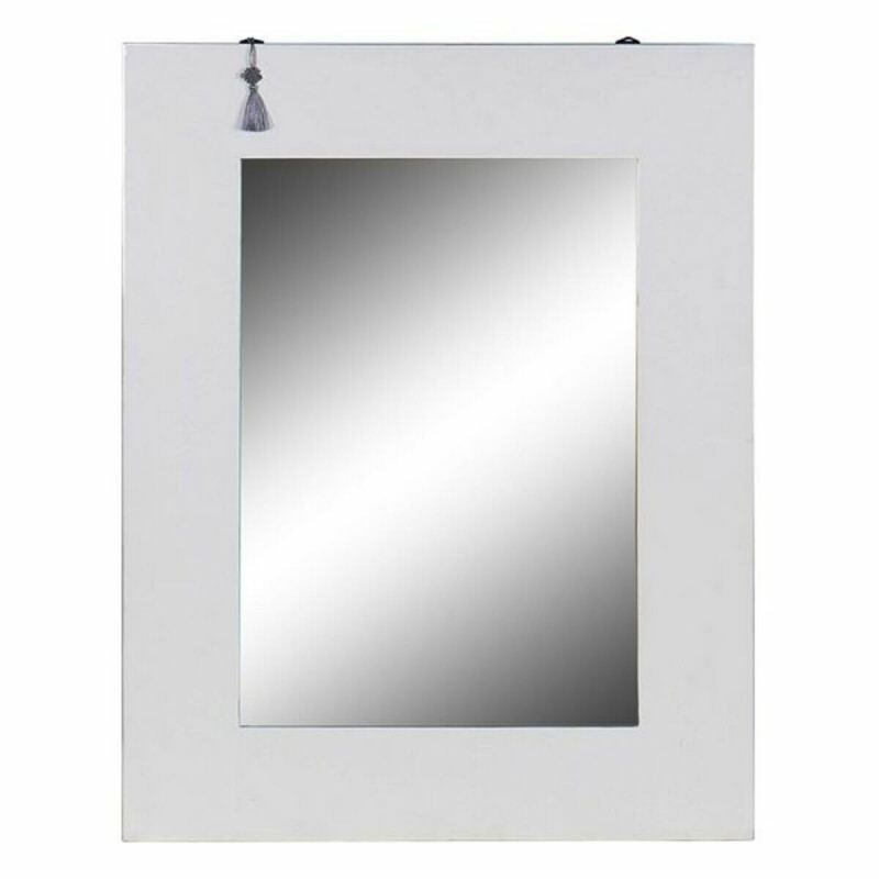 Specchio da parete DKD Home Decor Bianco Argentato Orientale 70 x 2 x 90 cm