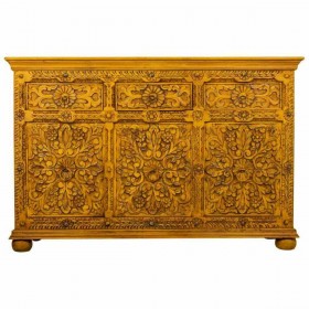 Credenza Alexandra House Living Giallo Ferro Legno di mango 45 x 96 x 147 cm
