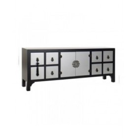 Mobile Porta TV con Cassetti DKD Home Decor Legno MDF (130 x 24 x 51 cm)