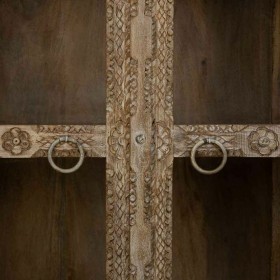 Stand Espositore Alexandra House Living Vetro Ferro Legno di mango 43 x 180 x 106 cm