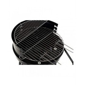 Barbecue a Carboni con Ruote DKD Home Decor Nero Metallo Plastica 59 x 49,5 x 82 cm