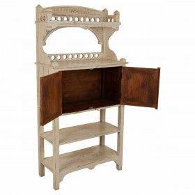 Credenza Alexandra House Living Bianco Ferro Legno di mango 35 x 150 x 75 cm