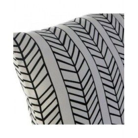 Cuscino DKD Home Decor Bianco Nero Frecce Boho