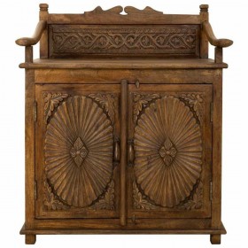 Credenza Alexandra House Living Marrone Ferro Legno di mango 42 x 85 x 70 cm