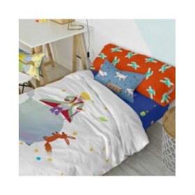 Set di copripiumino HappyFriday Le Petit Prince Multicolore Singolo 2 Pezzi