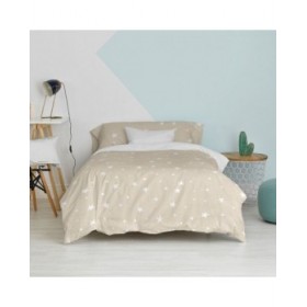 Set di copripiumino HappyFriday Basic Kids Beige Singolo 2 Pezzi